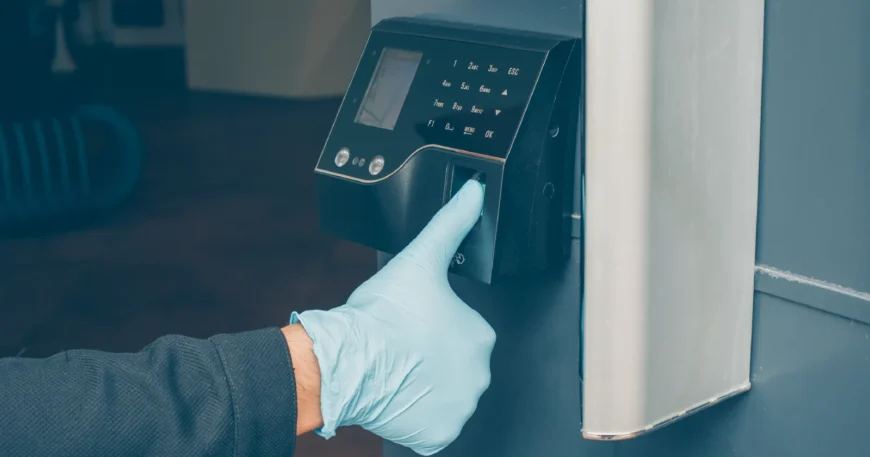 Biometric fingerprint door lock
